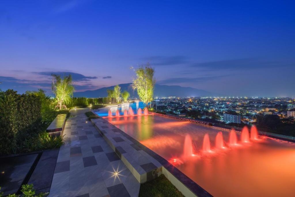 The Astra Sky River Chiangmai_Sky Pool_Old City Apartman Csiangmaj Kültér fotó