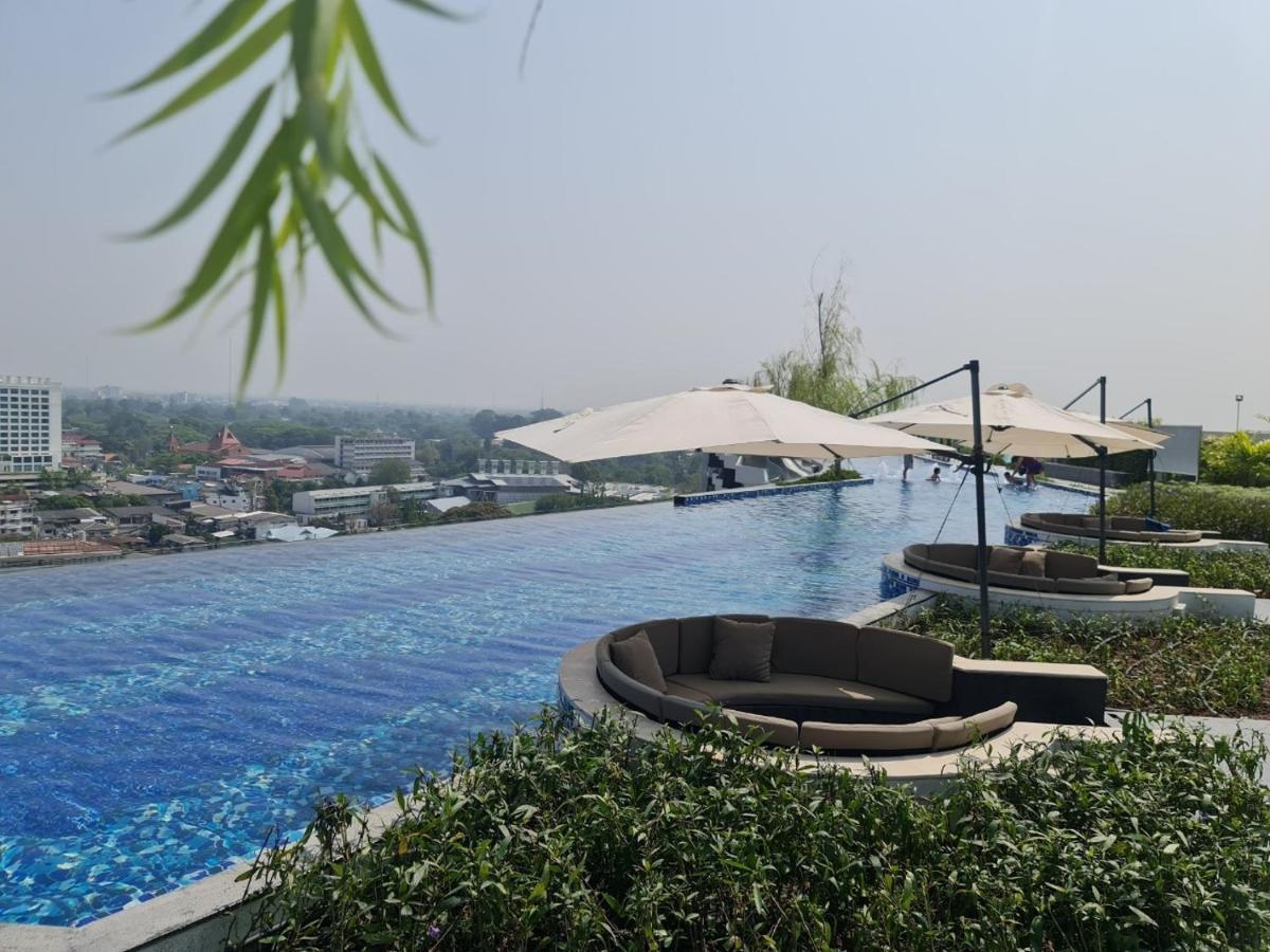 The Astra Sky River Chiangmai_Sky Pool_Old City Apartman Csiangmaj Kültér fotó